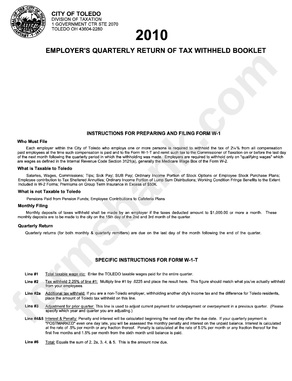 Form W-1-T-Supp - Employer