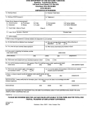 Form Uco-384 - Desposition Of Business