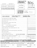 Form Jl - Income Tax Return Printable pdf