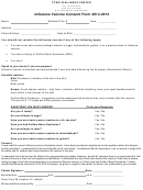 Influenza Vaccine Consent Form 2014-2015