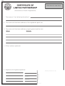 Form 230 - Certificate Of Limited Partnership