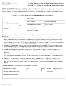Form Erd-5724 - Prime Contractor Affidavit Of Compliance With Prevailing Wage Rate Determination