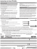 California Form 3563 (541) - Payment For Automatic Extension For Fiduciaries - 2008