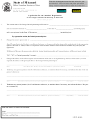 Form Lp-22 - Application For An Amended Registration Of A Foreign Limited Partnership In Missouri