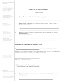 Form Ll:0004 - Articles Of Organization