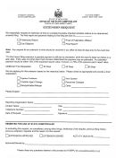 Extension Request - Office The State Comptroller - State Of New York