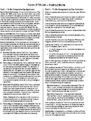 Form Ptr-2a - Instructions - 2003