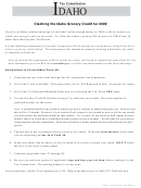 Form 40 - Idaho Individual Income Tax Return With Instructions - 2009 Printable pdf