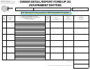 Form Up-2g - Owner Detail Report - Government Entities - 2009