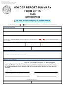 Form Up-1k - Holder Report Summary - Safekeeping - 2009