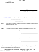 Form Mbca-12e - Notice Of Resignation Of Registered Agent