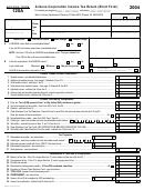 Arizona Form 120a - Arizona Corporation Income Tax Return (short Form) - 2004
