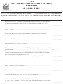 Employer-assisted Day-care Credit Worksheet - 2003