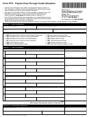 Form Pte - Virginia Pass-through Credit Allocation - 2003