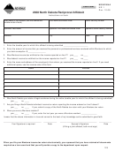 Montana Form Nr-1 - 2008 North Dakota Reciprocal Affidavit