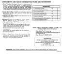 Form R2004e - Consumer's Use Tax Return Instructions And Worksheet - Iowa Department Of Revenue And Finance