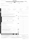 Form 85-105-05-8-1-000 - Mississippi S-corporation Income And Franchise Tax Return - 2005