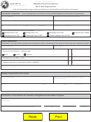 Form Nc-10 - Neighborhood Assistance Tax Credit Application
