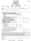 Sales Tax Report Form - City Of Unalaska