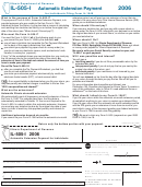 Form Il-505-i - Automatic Extension Payment For Individuals - 2006