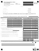 Form Rd-104 - Prior Year Business License Adjusted Return
