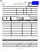 Lodging Tax Registration - State Of Oregon Form 2003