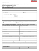 Form 3828 - Application For Air Pollution Control Tax Exemption Certificate - 2013
