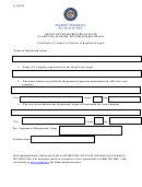 Form 11 F0122 - Certificate Of Change Of Address Of Registered Agent