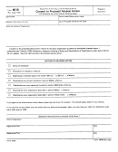 Form 6018 - Consent To Proposed Adverse Action