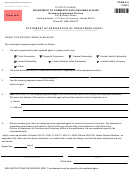 Form X-9 - Statement Of Resignation Of Registered Agent
