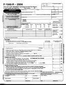 Form F-1040-r - City Of Flint Resident Individual Income Tax Return - 2004