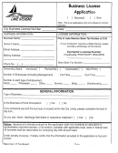 Business License Application - City Of Lake Stevens