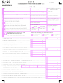 Form K-120 - Kansas Corporation Income Tax - 2010 Printable pdf