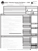 Fillable Montana Form Fid-3 - Fiduciary Income Tax Return - 2003 Printable pdf