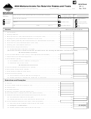 Form Fid-3 - Montana Income Tax Return For Estates And Trusts - 2004