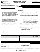 Form Rev 86 0059 - Leasehold Excise Tax Return Federal Permit Or Lease - 2012