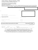 Corporation Franchise Tax Report (non-stock Corporation) Form - Arkansas Secretary Of State