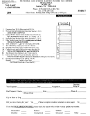 Form 7 - Municipal And School Earned Income Tax Return - 2004 - Sunbury