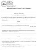 Form C-16 - Application For Renewal Registration Of Sales Representative