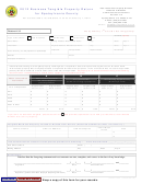 2012 Business Tangible Property Return Form For Spotsylvania County - Virginia Commissioner Of Revenue