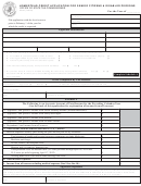 Form 24757 - Homestead Credit Application For Senior Citizens & Disabled Persons