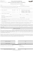 Form 62a350 - Application For Exemption Under The Homestead/disability Amendment(2011)
