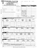 Cca-municipal Income Tax Form 2003 - Cleveland, Ohio