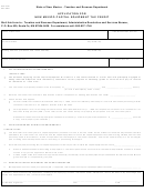 Form Rpd-41220 - Application For Capital Equipment Tax Credit - 2001