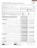 Form C-8000x - Single Business Tax Amended Return - 2003