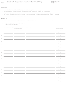 Fillable Form Tc-20 - Schedule M - Corporations Included In Combined Filing - 2016 Printable pdf