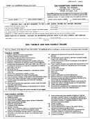 Form Sf - 2003 Exemption Certificate - Income Tax Division