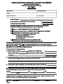 Form Txref - Application For Municipal Income Tax Refund Form December 2000