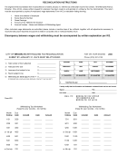 Form W-2/3 - Withholding Tax Reconciliation - City Of Brooklyn 2008
