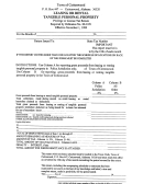 Leasing Pr Rental Tangible Personal Property Form